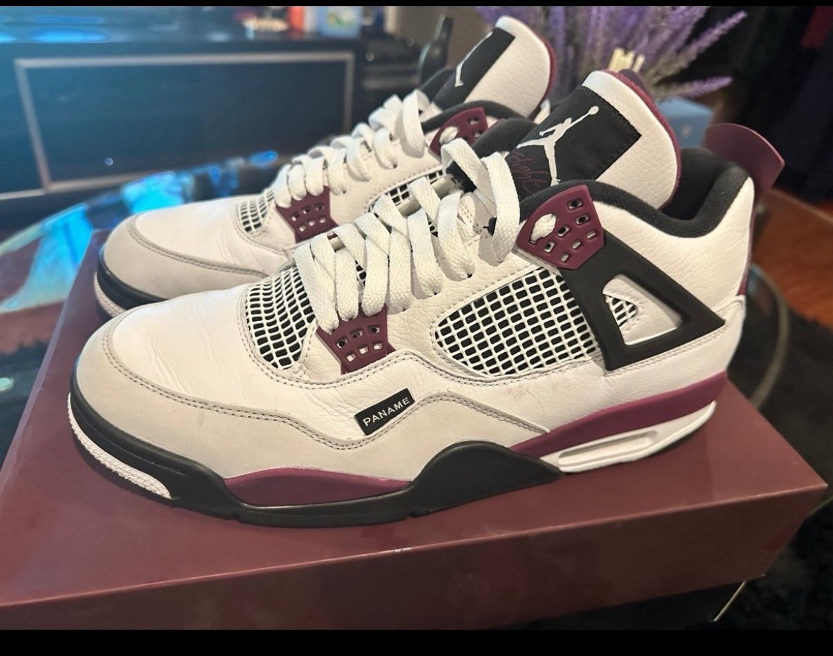 Air Jordan 4 Retro x Paris Saint-Germain Bordeaux 2020 - Size 12