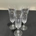 Peill Crystal Vintage Fluted Champagne Glasses - Set of Three