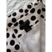 Ann Taylor ivory and black polka dot pencil skirt 6