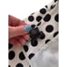 Ann Taylor ivory and black polka dot pencil skirt 6