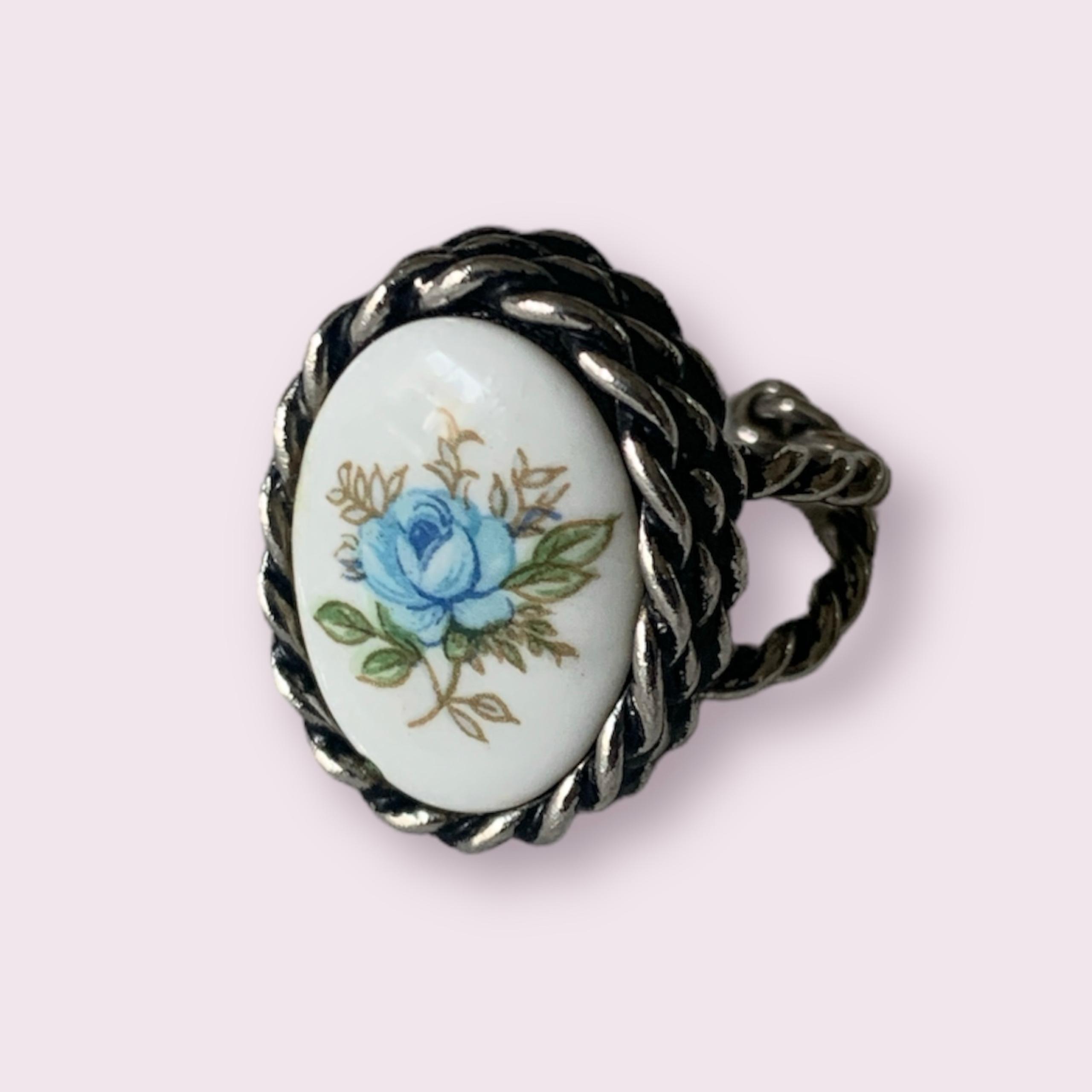 VTG Blue Rose Ring
