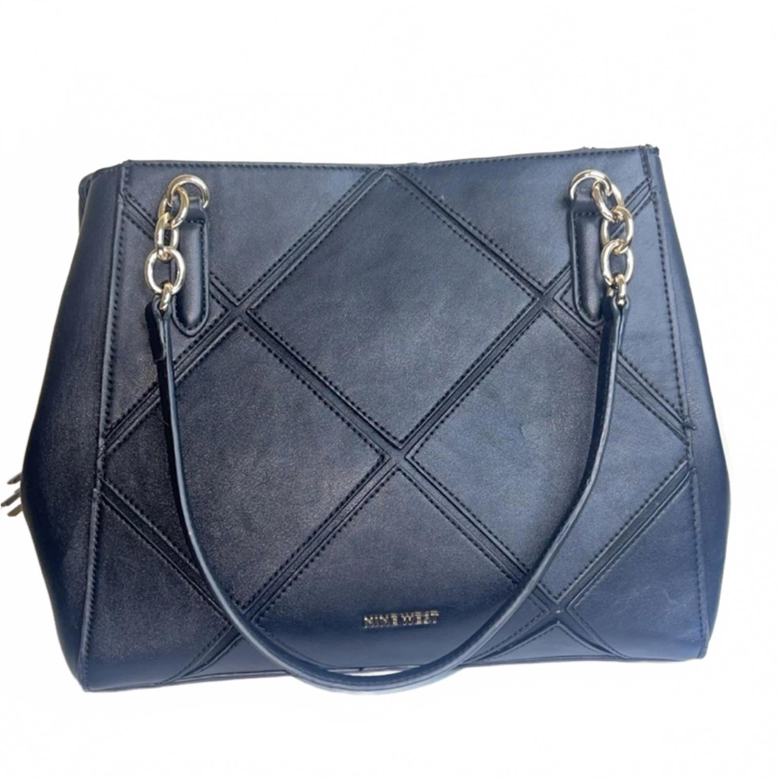 NiNi West Brynn jet faux-leather womens bag
