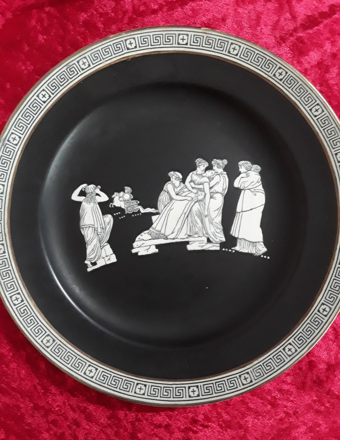 Old Greek Prattware Plate