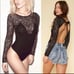 NWT For Love & Lemons Backless Bodysuit