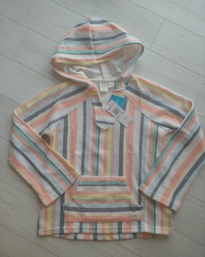 ROXY NEW Girls Surfer Poncho Pullover
