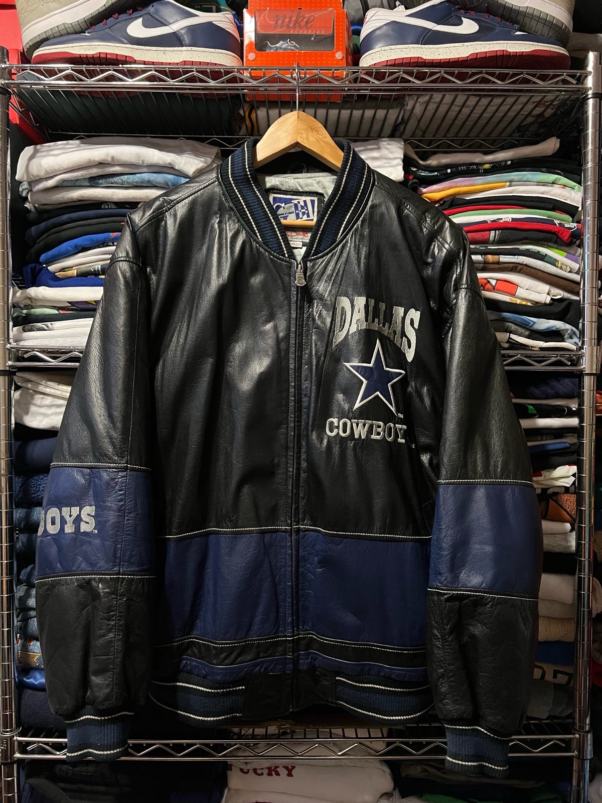 Vintage Dallas Cowboys leather jacket