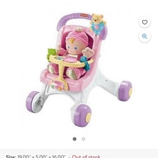 Fisher price stroll along Walker