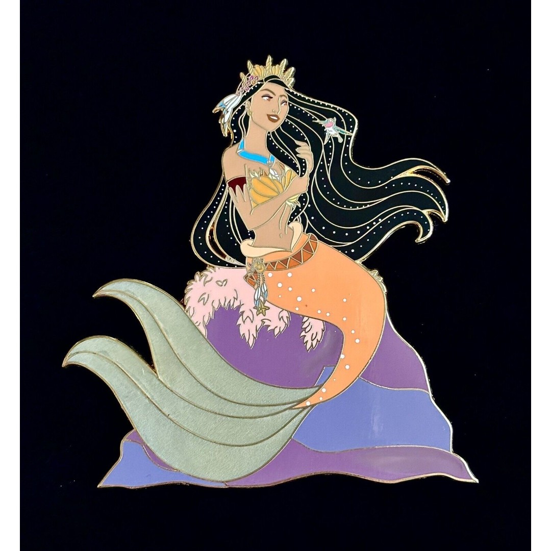 Pocahontas “Moonlight Mermaid” LE 40 Jumbo Fantasy Pin (Rare)