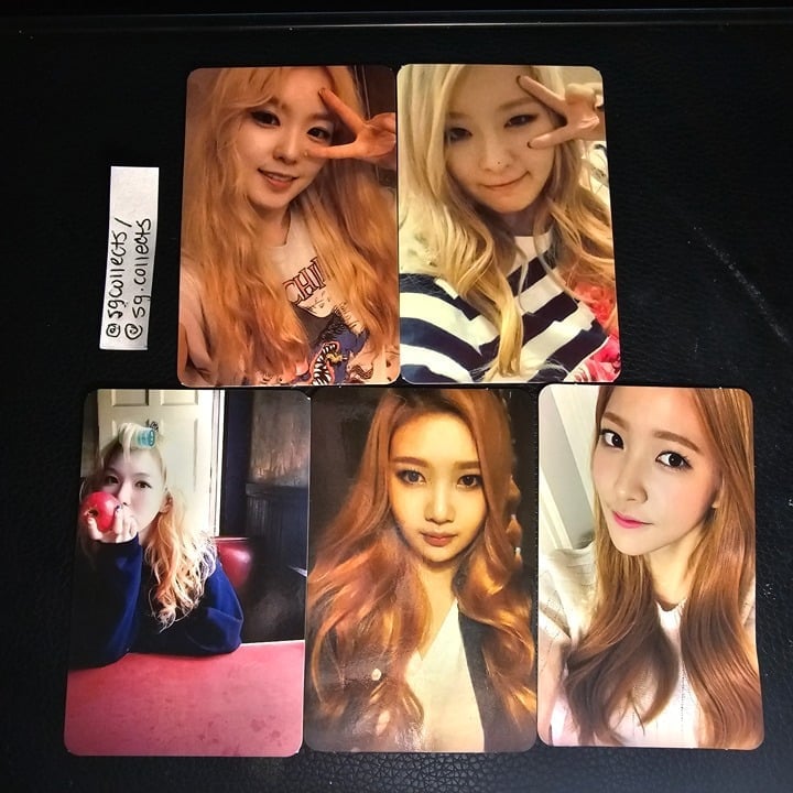 red velvet ice cream cake official SET of 5 photocards