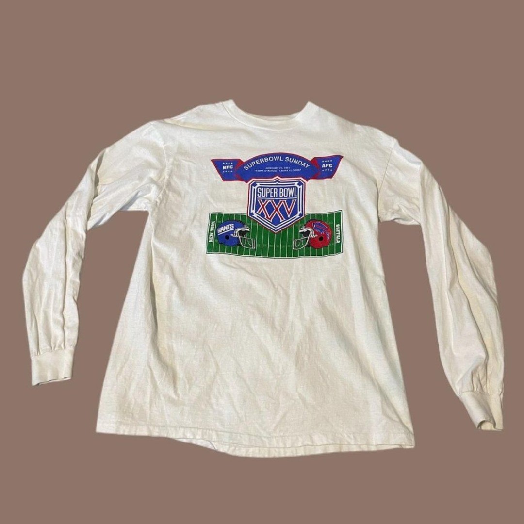 Super Bowl XXV Giants vs Bills long sleeve