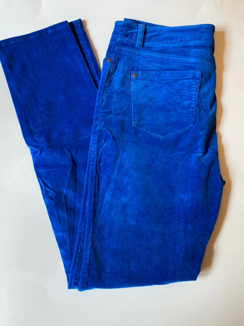 M blue Pure Collection corduroys