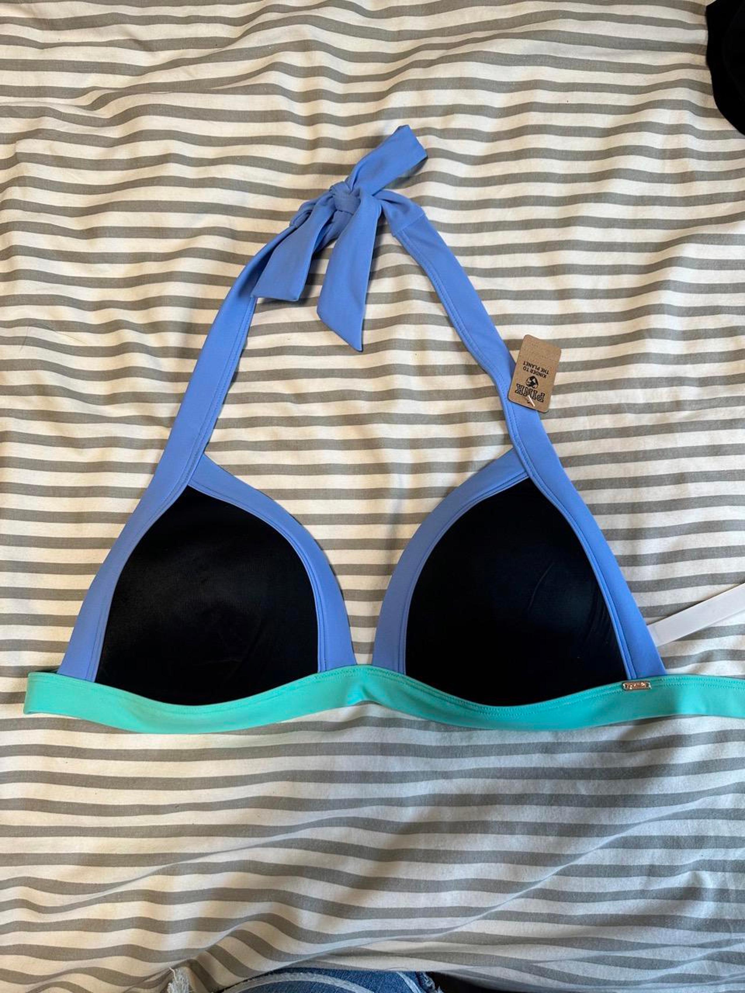 Victoria's Secret Two-Tone Bikini Top size Medium Double-D