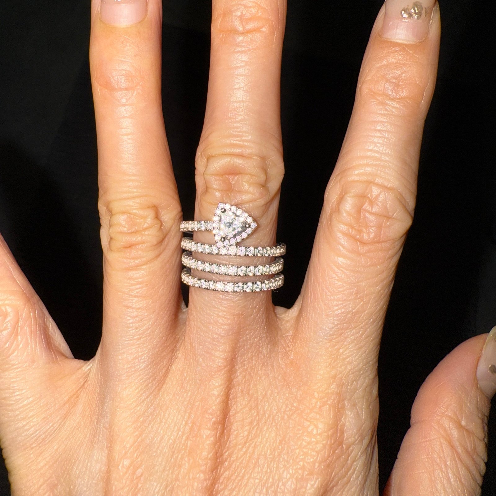 APM silver wrap ring