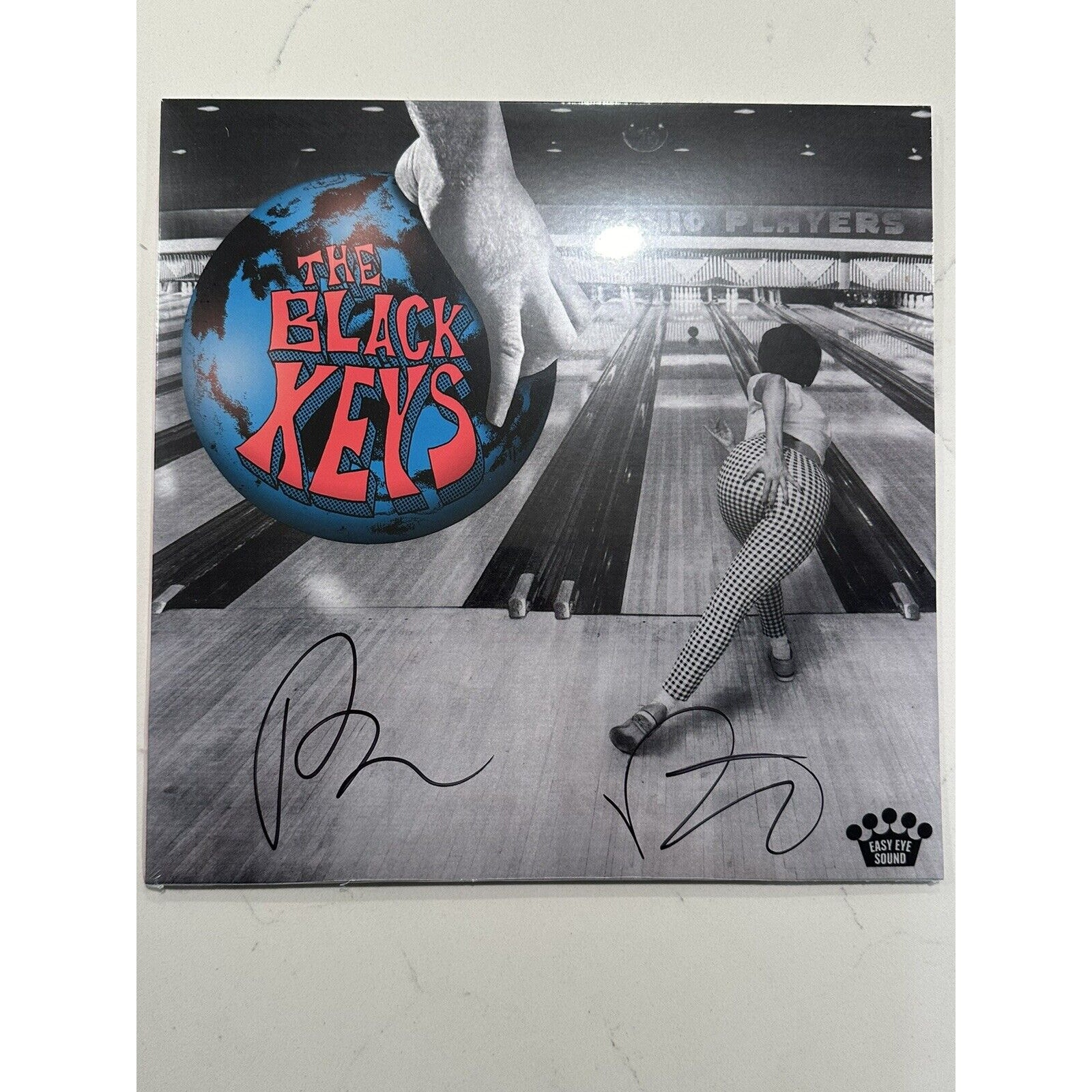 SIGNED The Black Keys Ohio Players Galaxy Cool Blue Vinyl LP Autographed IN HAND