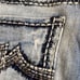 Miss Me Cropped Boyfriend Distressed High -Rise Bling Jeans 30