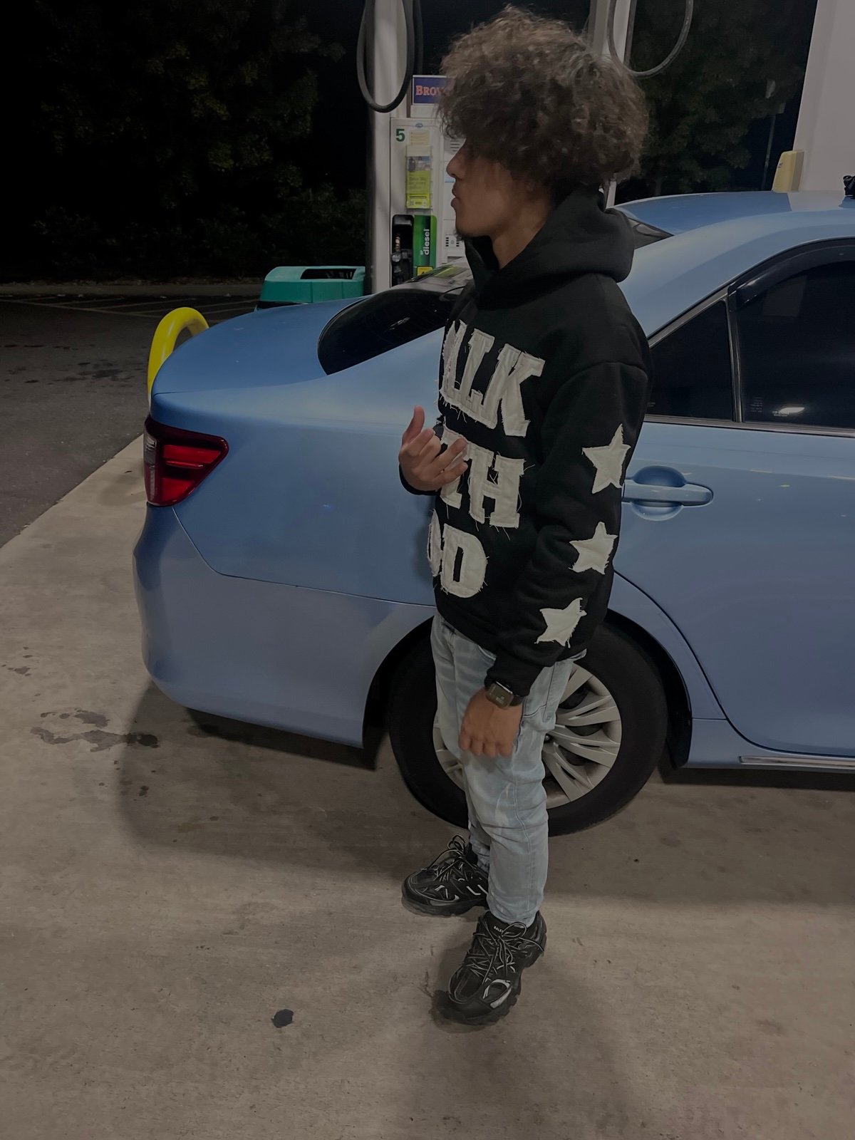 Walk with god hoodie