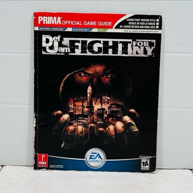 Def Jam Fight for NY Prima Strategy Guide w/ Reg Card Nintendo GameCube PS2 XBOX
