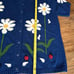 Vintage Short Sleeve Cardigan Blue Floral Daisy Sz L Grannycore Whimsy Fairy