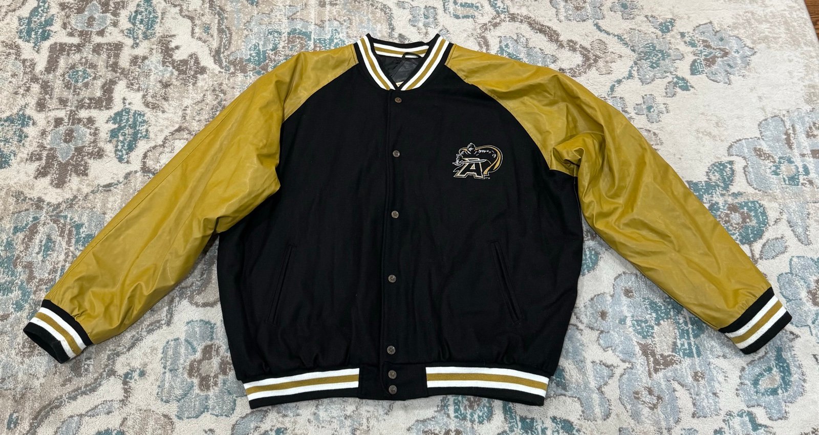 Steve & Barry’s Army Golden Knights Men’s Letterman Varsity Coat Jacket
