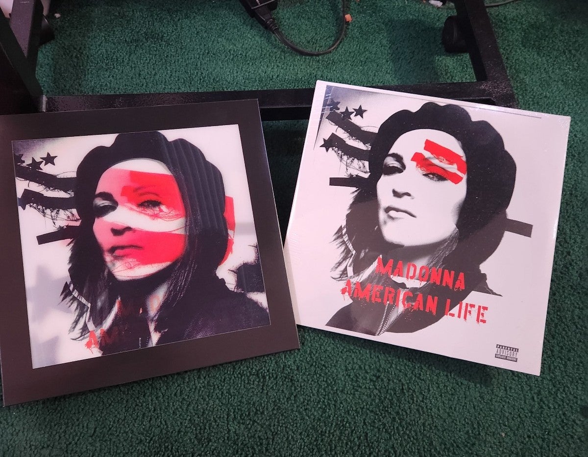 Madonna .American life Holographic sleve and vinyl sealed brand new