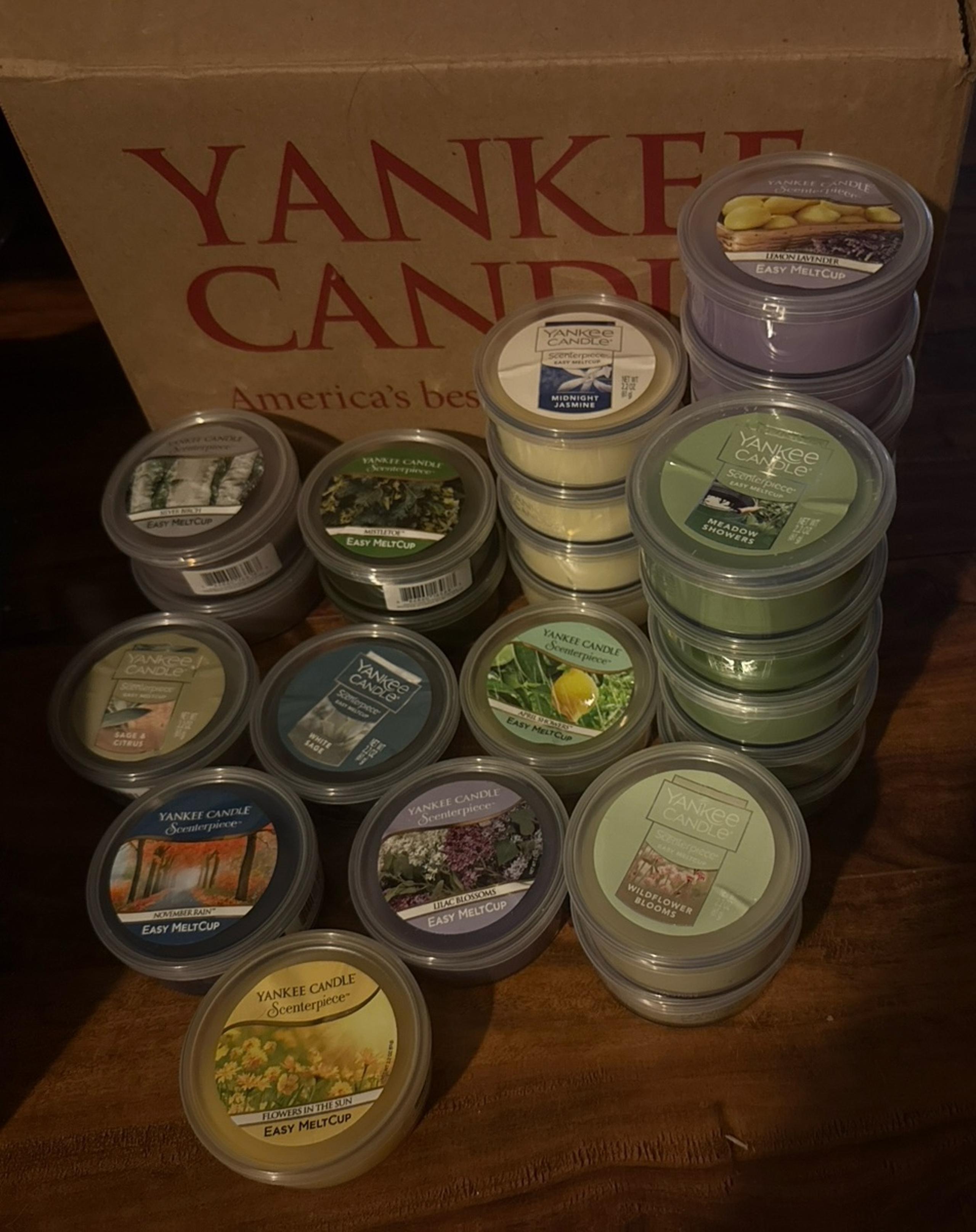 Yankee Candle Scenterpiece Cups wax melts NEW! 27 Flower - Fresh -Tree scents