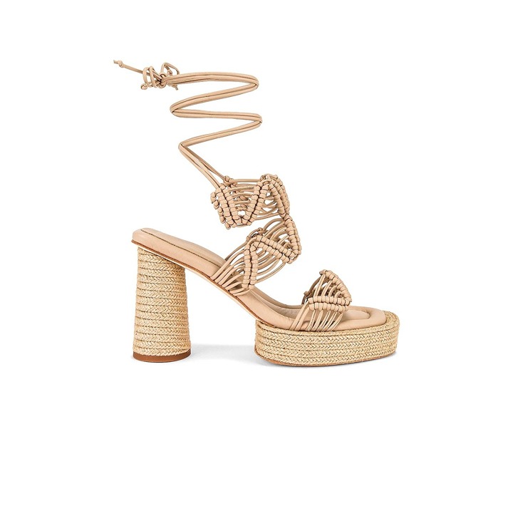 Paloma Barcelo Maigo Espadrille Sandal in Sand