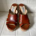 JIMMY CHOO Dray Leather Cork Platform Slide Sandal