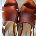 JIMMY CHOO Dray Leather Cork Platform Slide Sandal