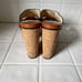 JIMMY CHOO Dray Leather Cork Platform Slide Sandal