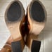 JIMMY CHOO Dray Leather Cork Platform Slide Sandal