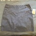 NWT Cutter & Buck gray purple plaid golf skort size 10