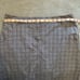 NWT Cutter & Buck gray purple plaid golf skort size 10