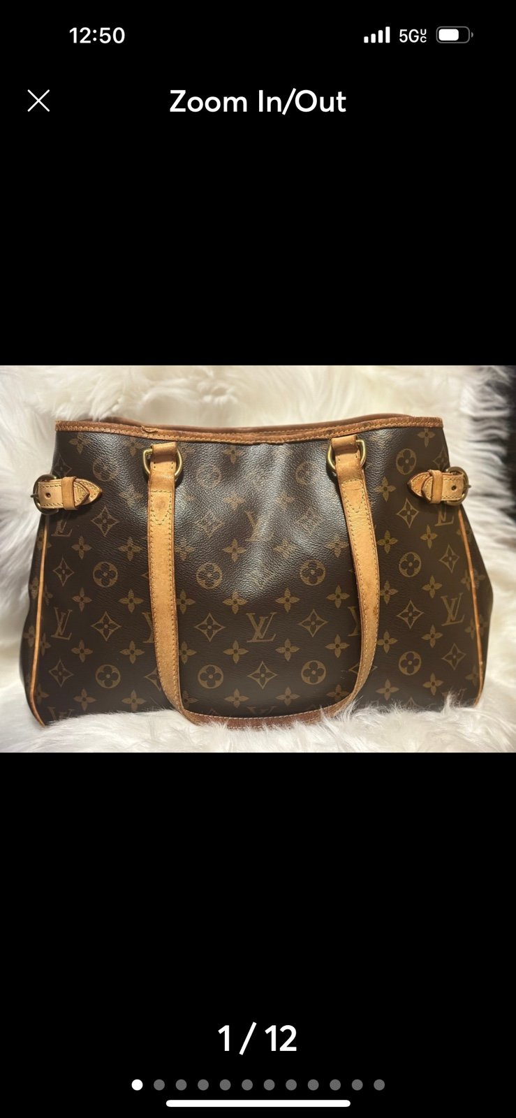 Authentic Louis Vuitton Batignolles Bag