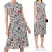 Ted Baker Stelaar Wilderness Midi Dress Leopard Print Cap Sleeve Georgette 4