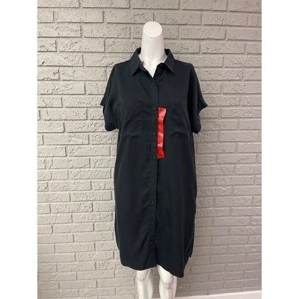 Orvis Button Down Hi-Low Dress Size M NWT