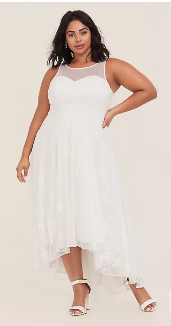 Torrid Embroidered Special Occasion Gown
