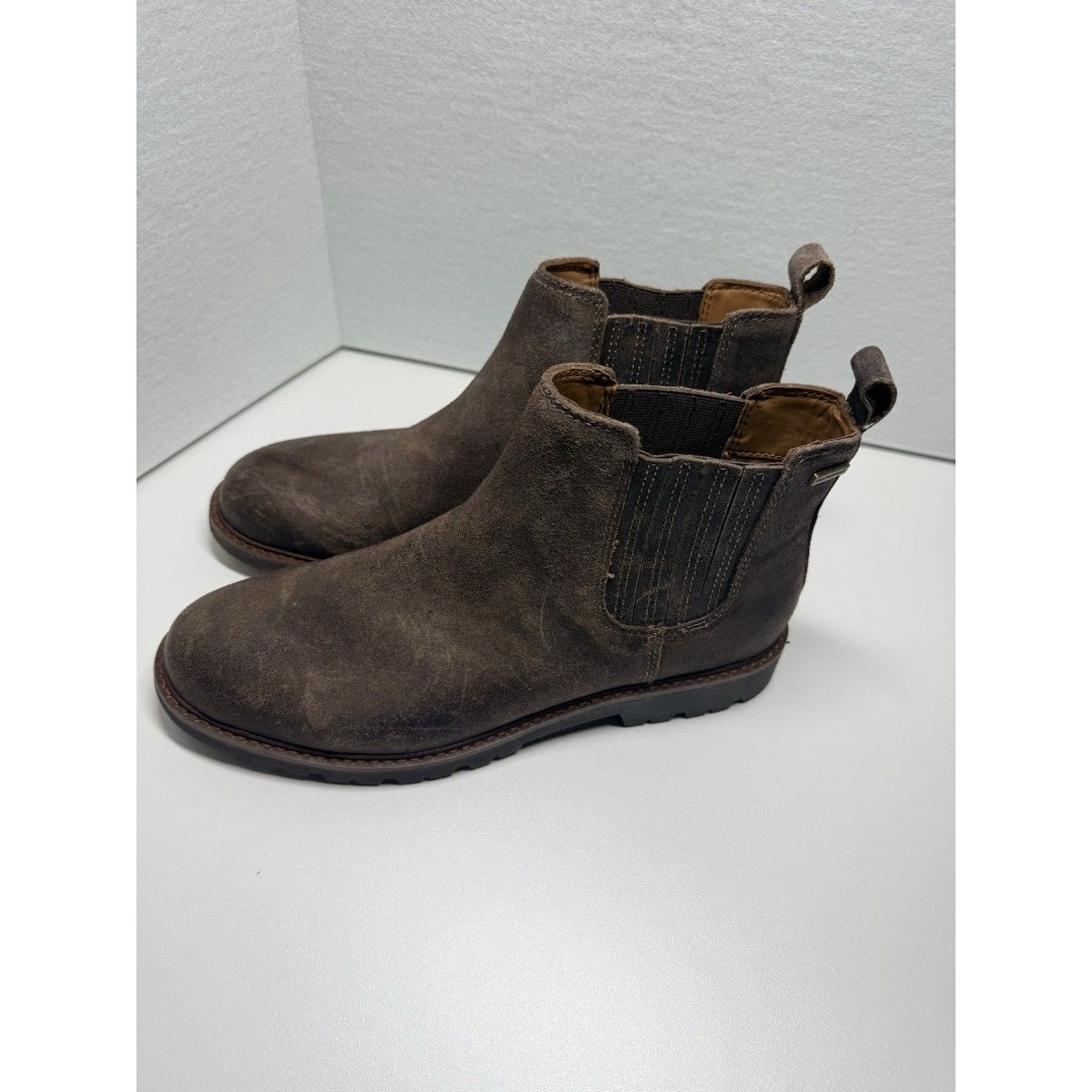 Comfortiva Weatherproof Women’s Suede Waterproof Chelsea Boots Size 10 Brown