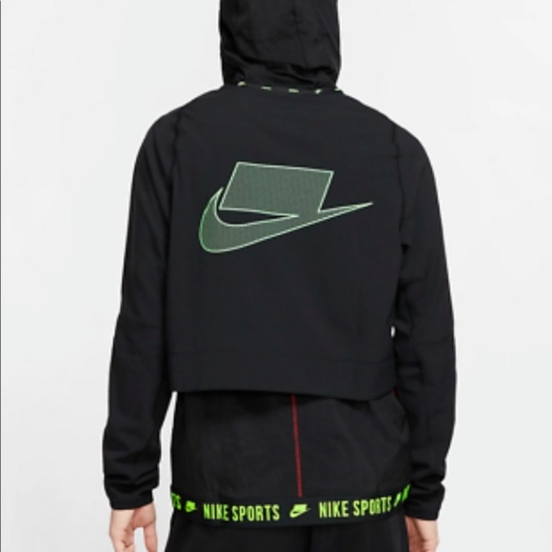 Nike Men's Sports Clash Dri-FIT Flex Training Jacket Black Size L