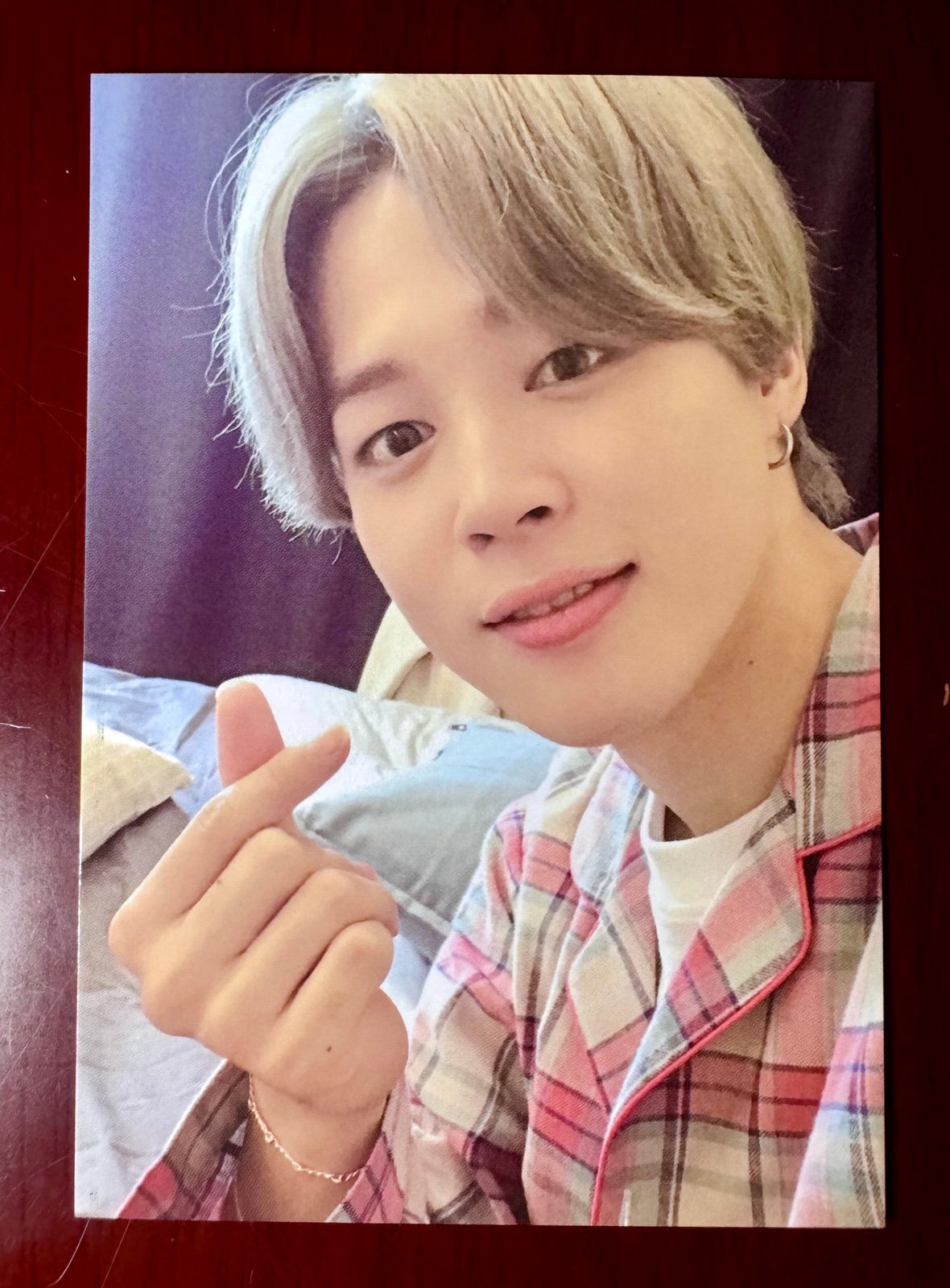 BTS CD BE Commemorative Goods Pajama Set Photocard, Jimin