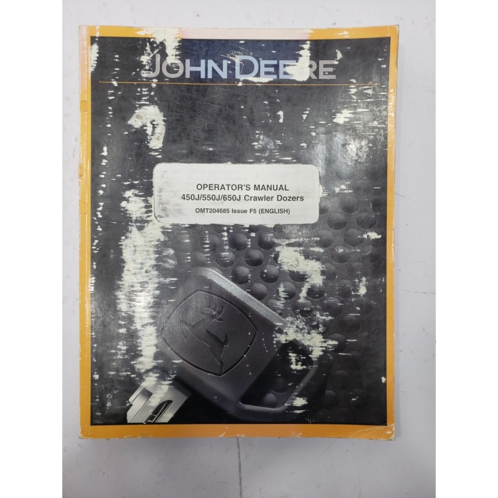 John Deere 450J, 550J 650J Crawler Dozer Operators Manual OMT204685 Issue F5