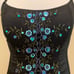 VS y2k vintage sequin embroidered corset