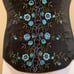 VS y2k vintage sequin embroidered corset
