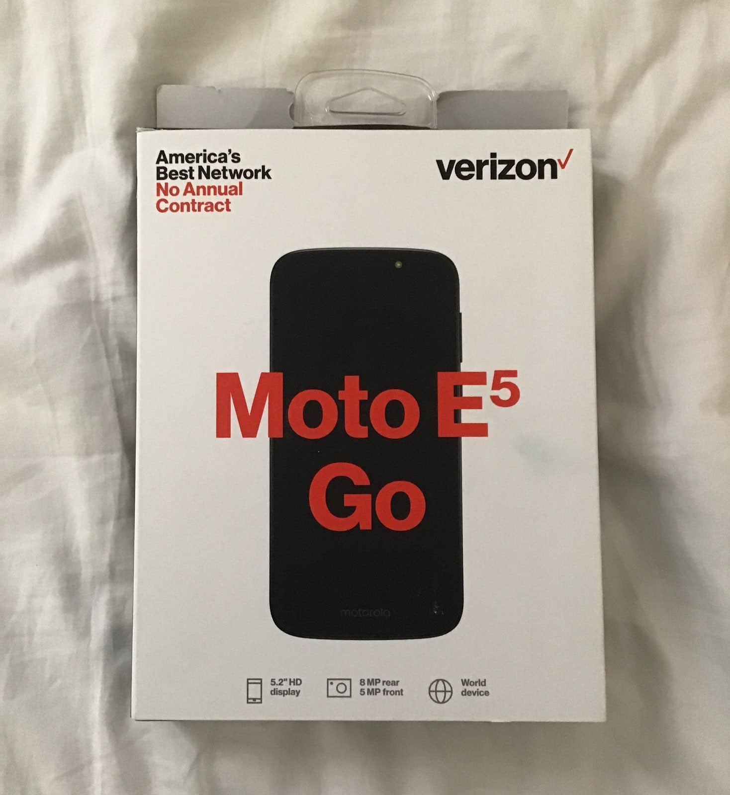 Moto E5 Go (Verizon phone)