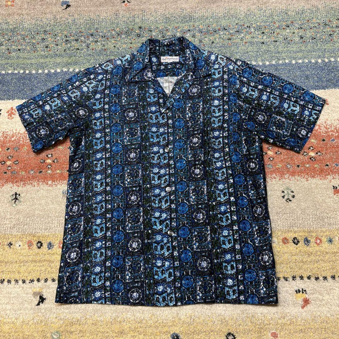 Duke Kahanamoku Kahala Aloha Shirt, 60s, Made in Hawaii, Vintage, Size M