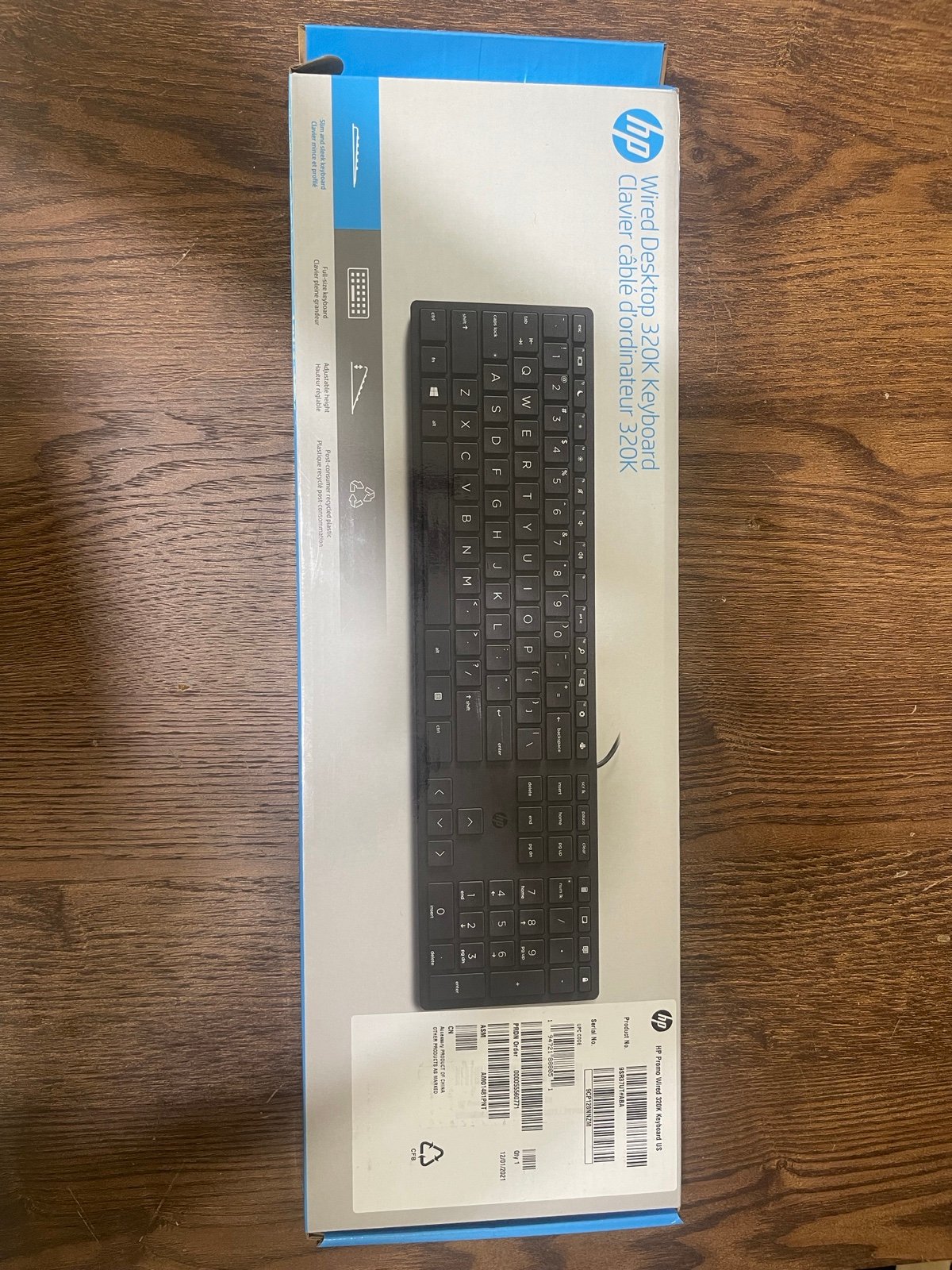 Wired desktop 320K keyboard