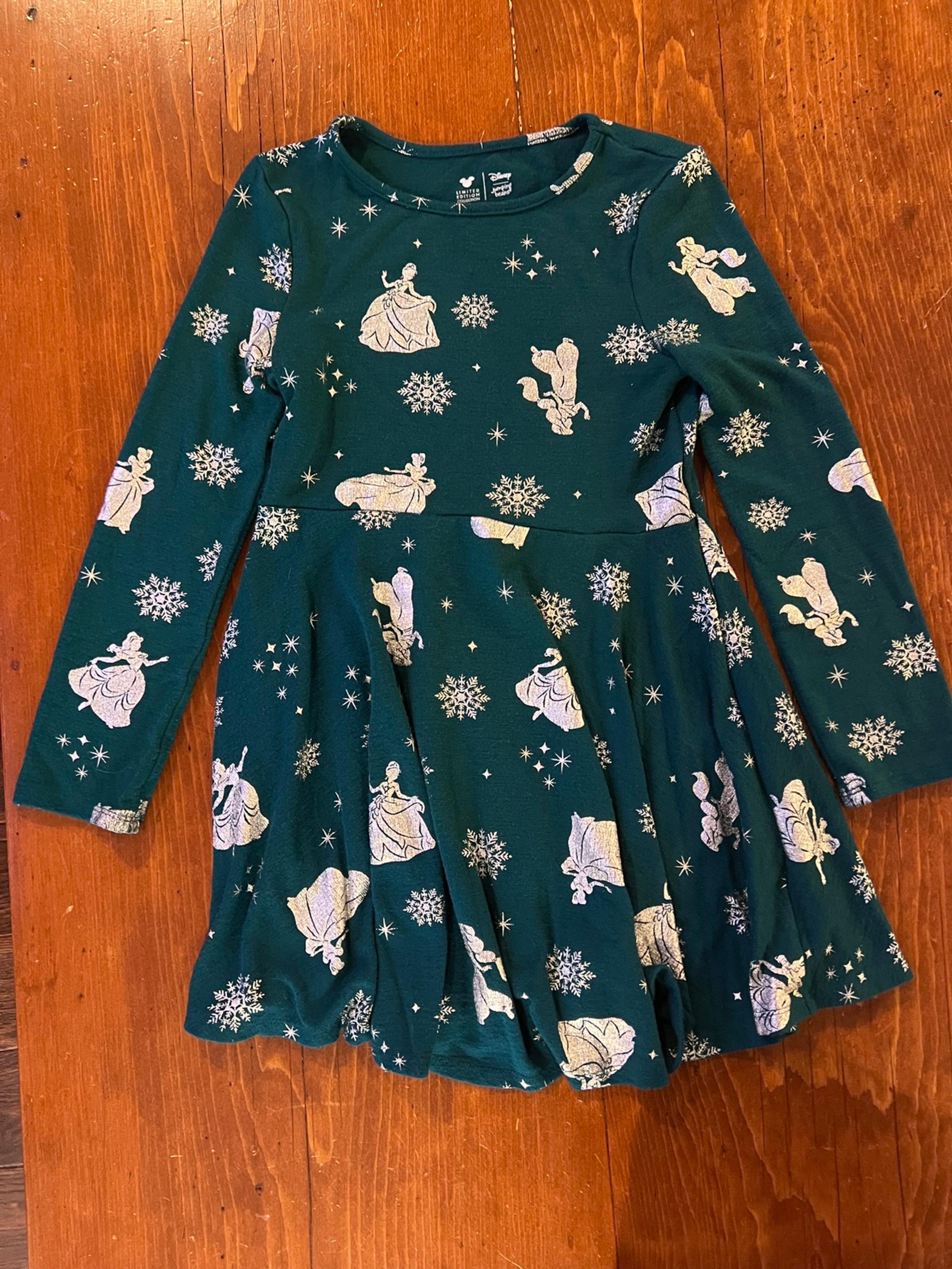 Disney princess winter dress girls size small