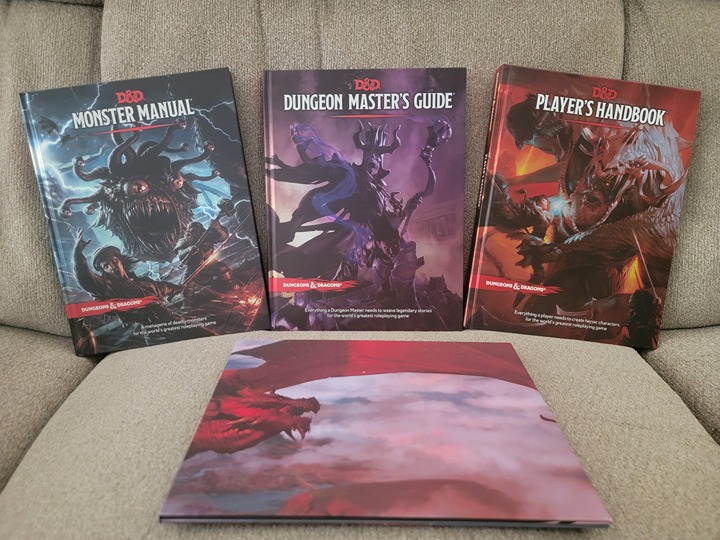 2014 Dungeons and Dragons Core Rulebooks Gift Set