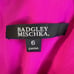 NWT Badgley Mischka Pink Twist Shoulder Detail Gown 650