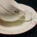 Lenox Petite Suite Cup & Saucer Pink Ribbon Embossed Rim. Very elegant tea set w