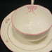 Lenox Petite Suite Cup & Saucer Pink Ribbon Embossed Rim. Very elegant tea set w
